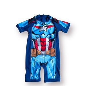 Marvel Avengers Rashguard Size 2-3 Years